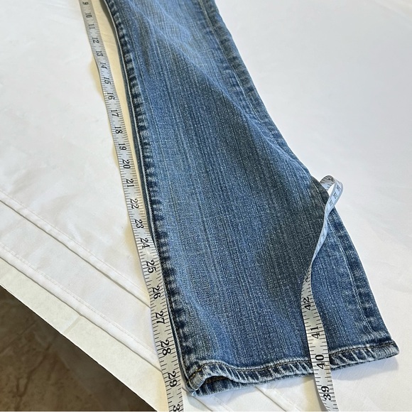 Vintage EXPRESS Women’s Jeans Super Low Rise Boot Cut Medium Wash Size 0R - Picture 10 of 12